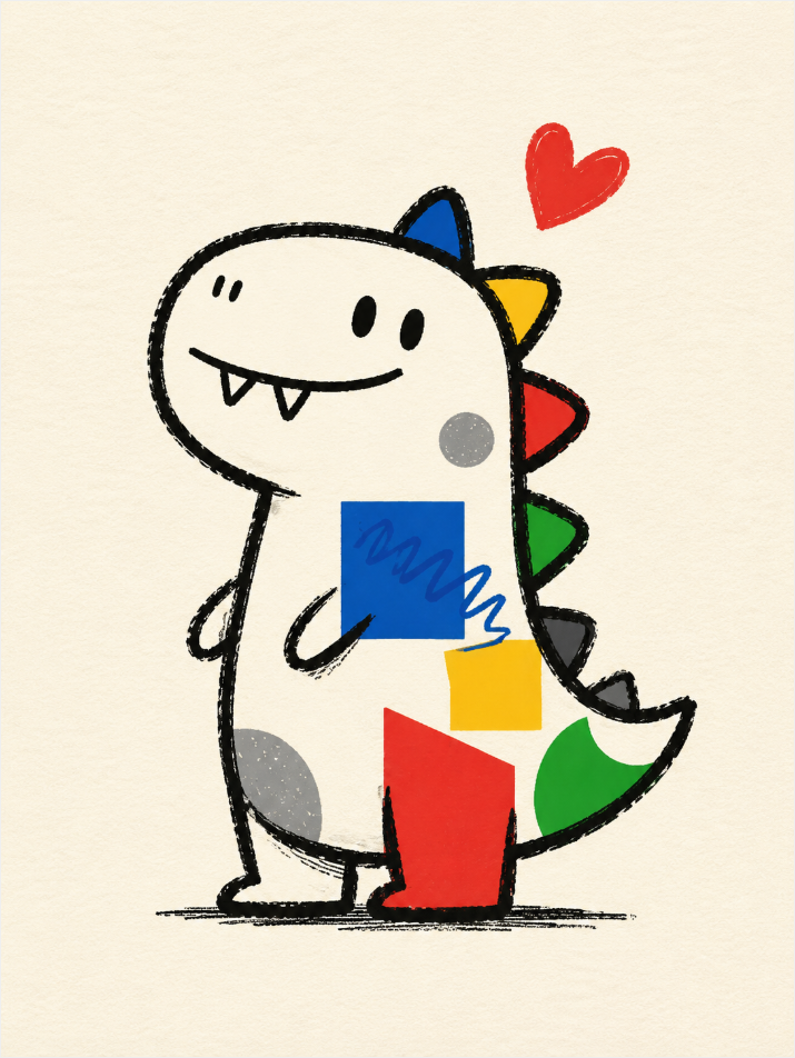 恐龙涂鸦