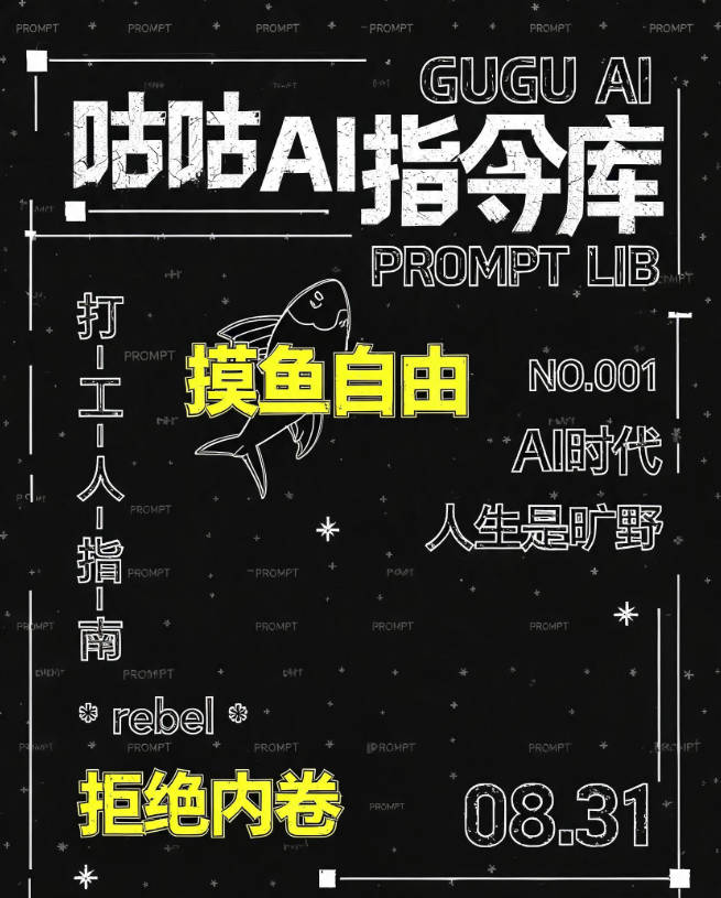 新潮工业风格设计提示词