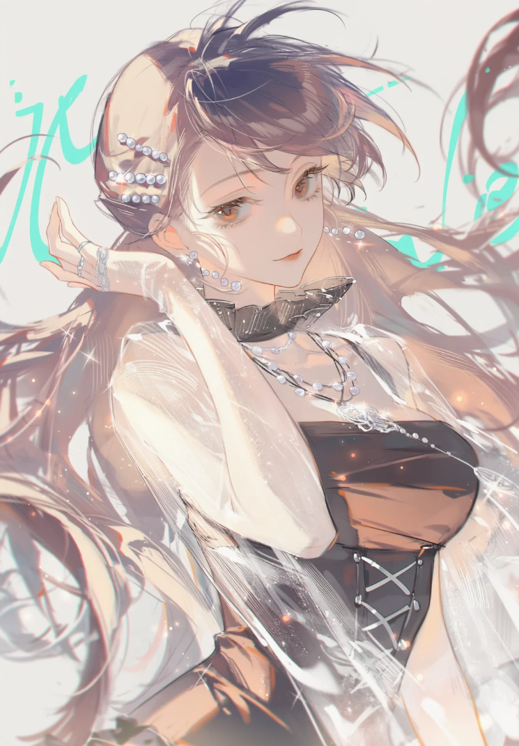 AI绘画少女哦