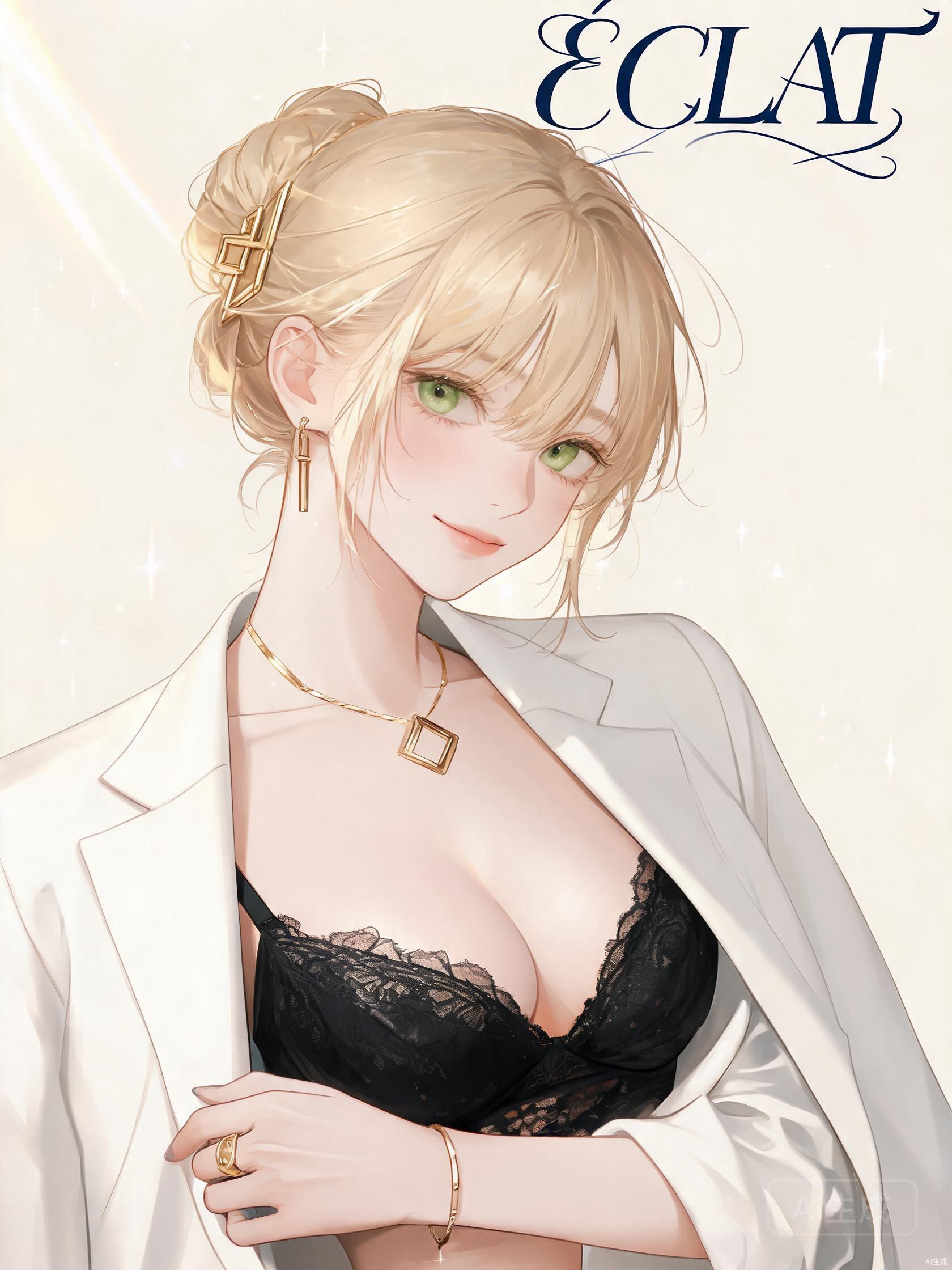 AI绘画少女