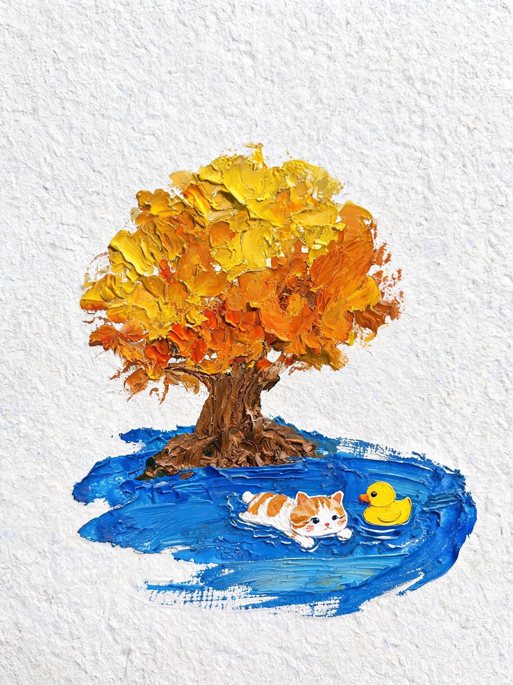 治愈系猫猫秋季