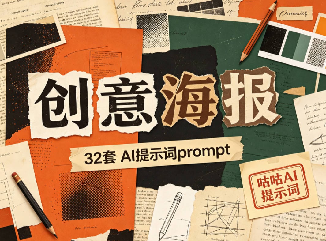 创意海报 | 32套 AI提示词prompt